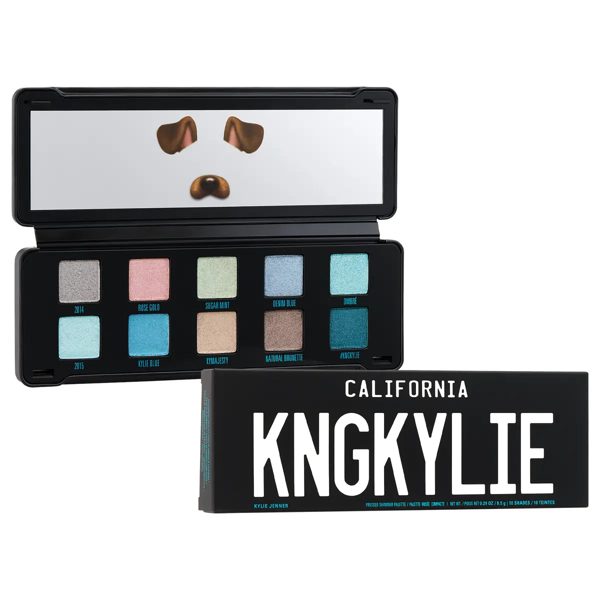King Pressed Eyeshadow Shimmer Palette 9 g