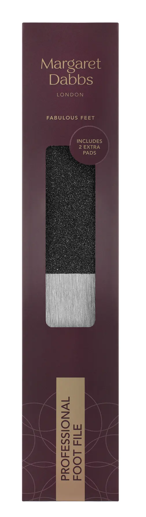 Margaret Dabbs Professional Foot File + 2 Replacement Pads