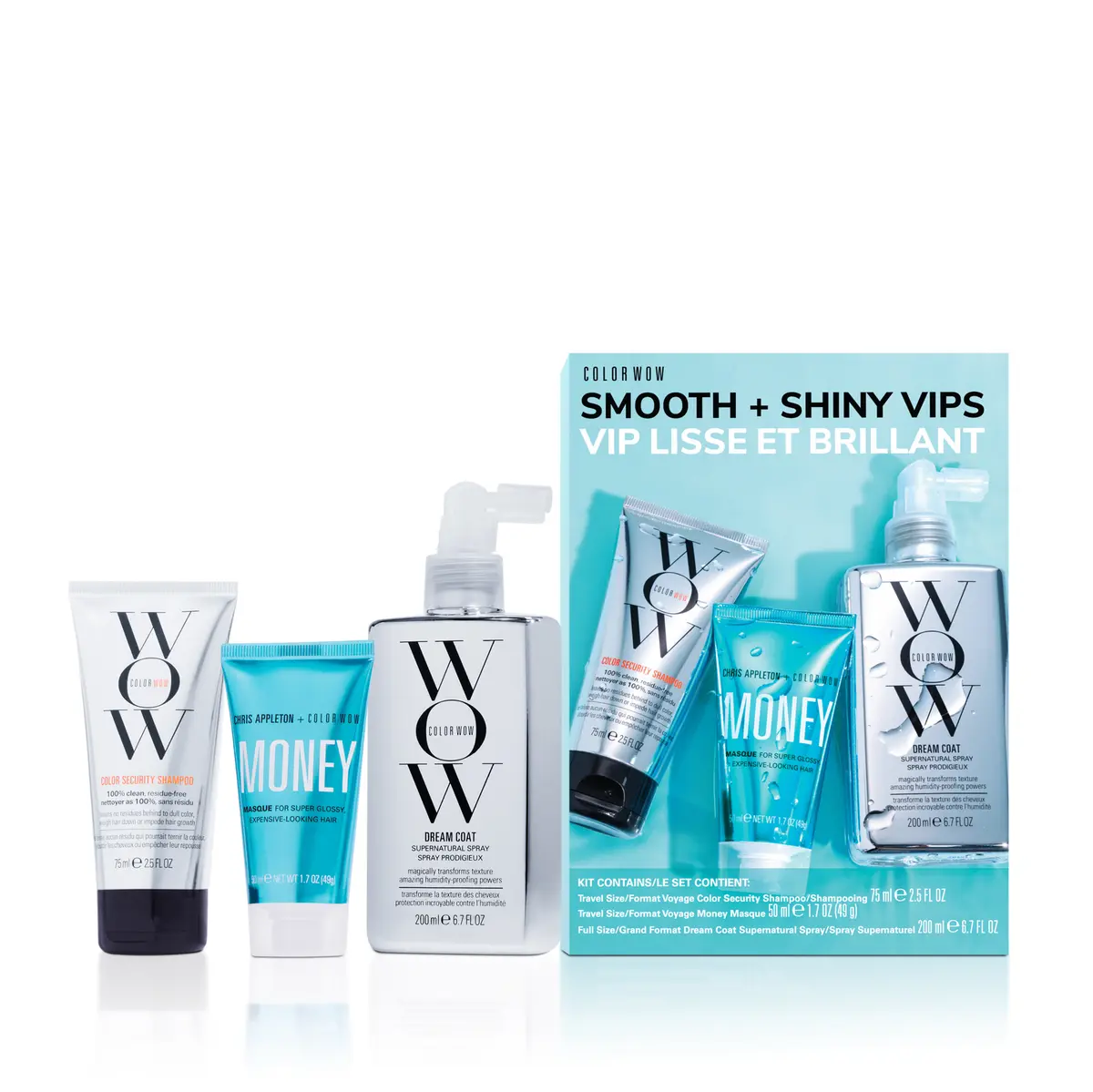Color Wow Smooth Party Kit - Hair Care Kit