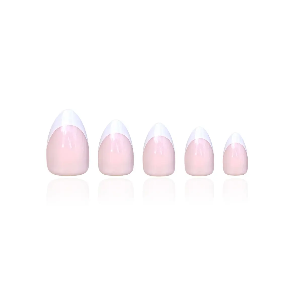 DUFFBEAUTY Classic French, Medium Almond Classic French, Medium Almond