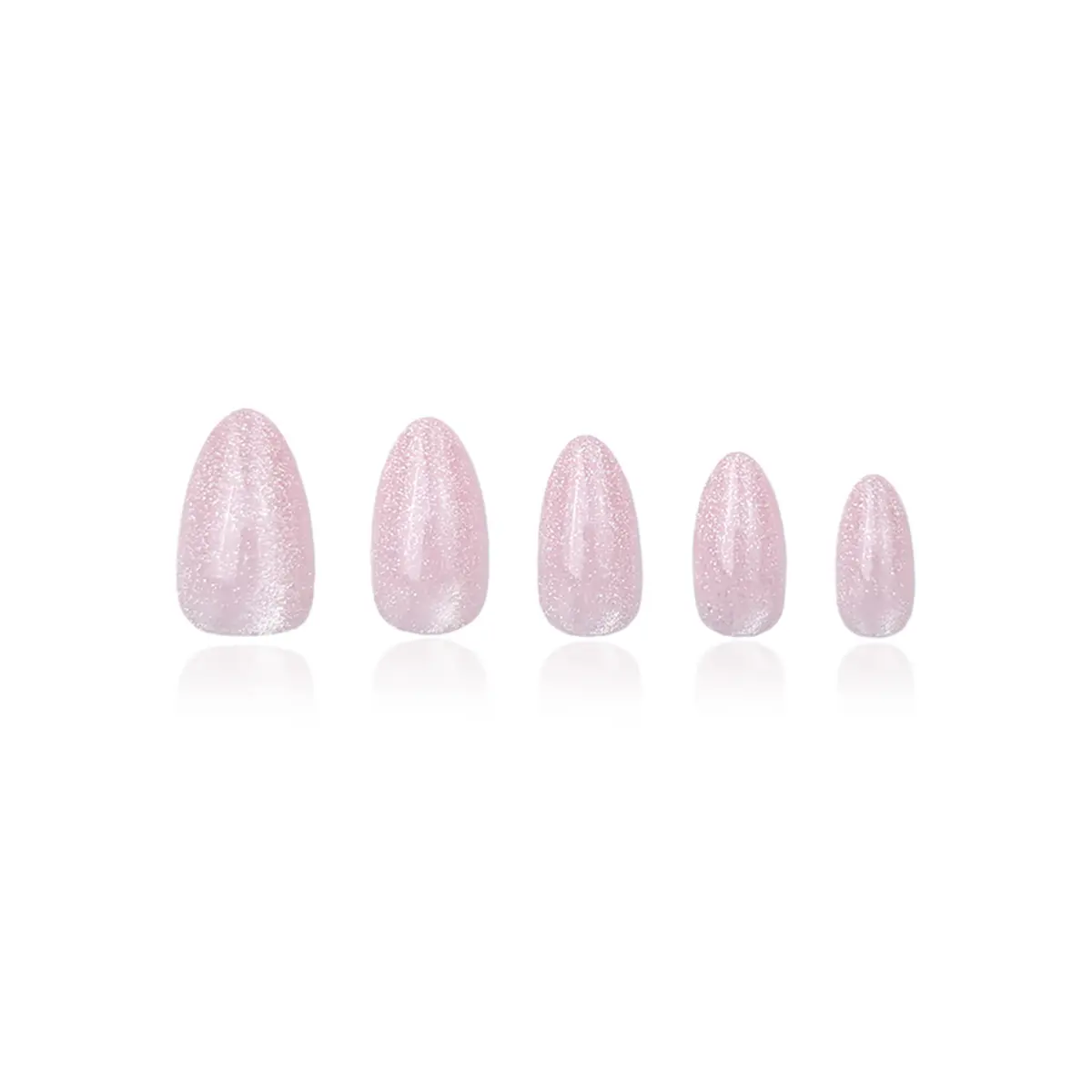 DUFFBEAUTY Pink Galaxy, Medium Almond Pink Galaxy, Medium Almond