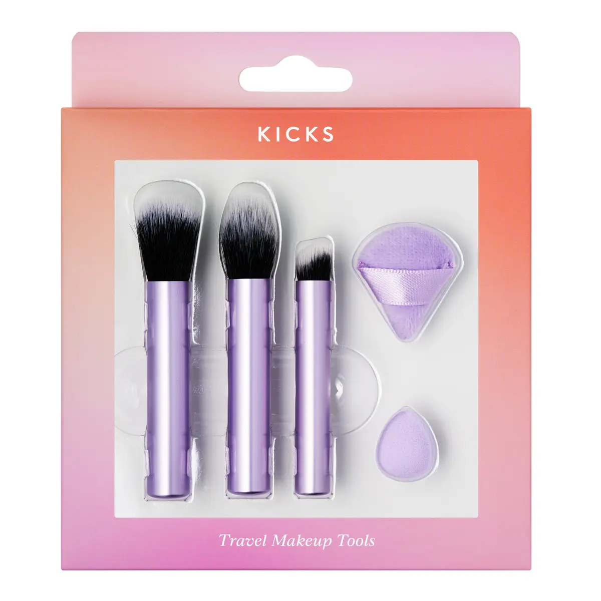 KICKS Beauty Micro Set Brushes & Puffs