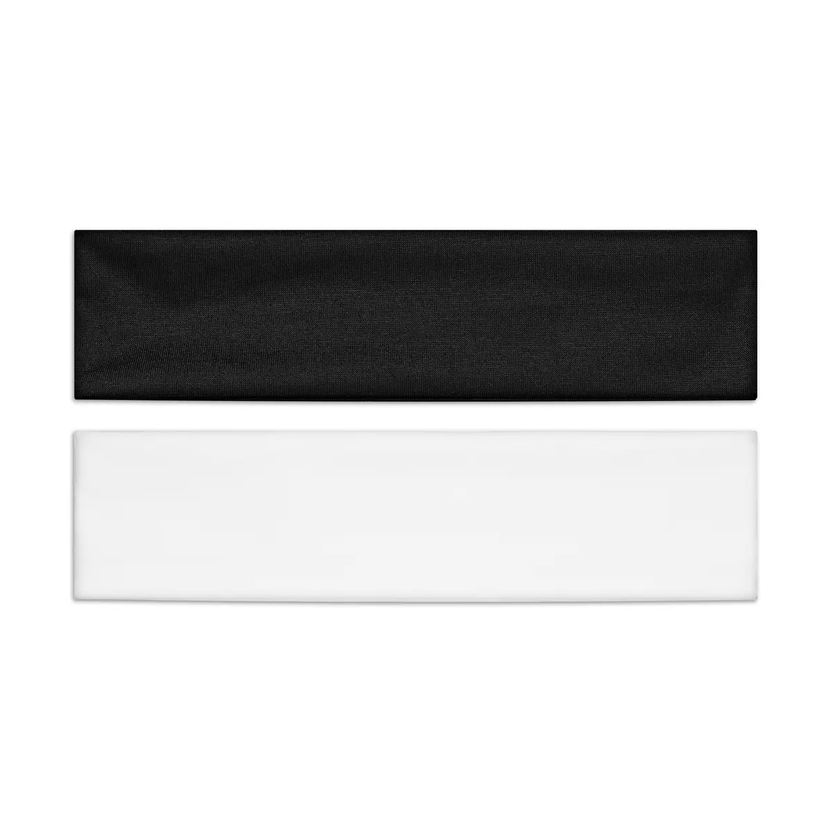 KICKS Beauty Elastic Headband Black & White 2-pack