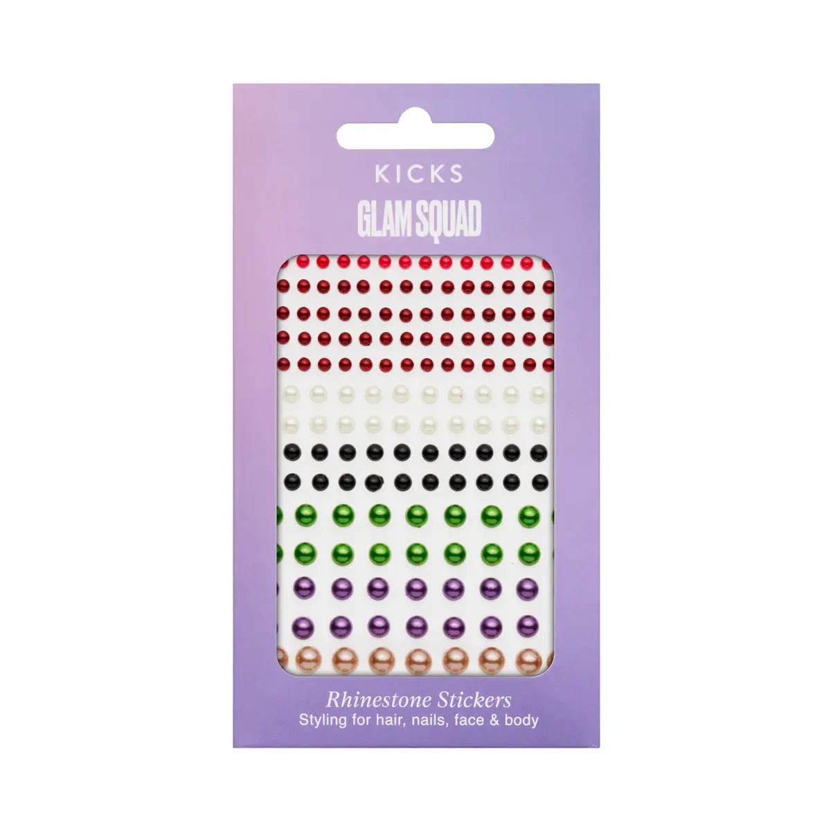 KICKS Beauty Glam Squad - Pearl Stickers Mixed