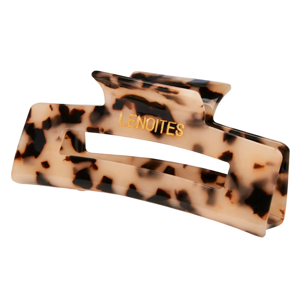 Lenoites Hair Claw Nude Leopard