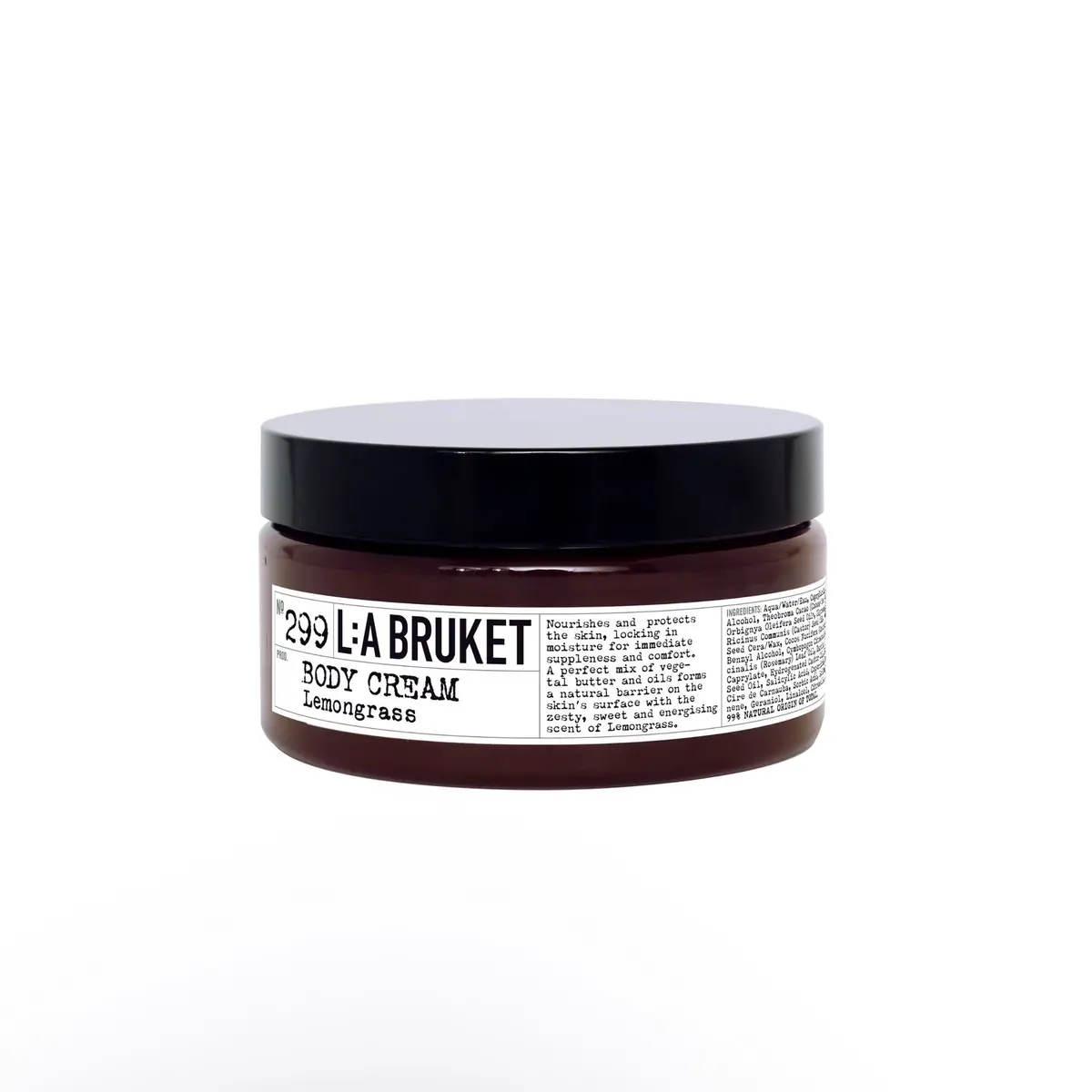 L:A BRUKET 298 Body Cream Lemongrass 350 g