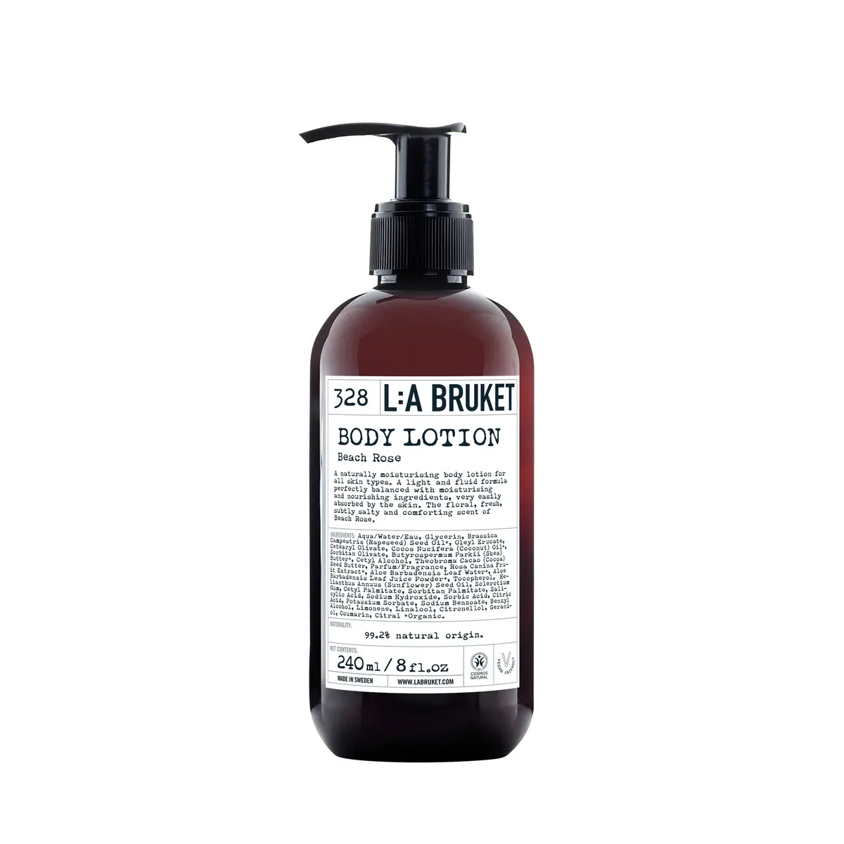 L:A BRUKET 328 Body Lotion Beach Rose 240 ml