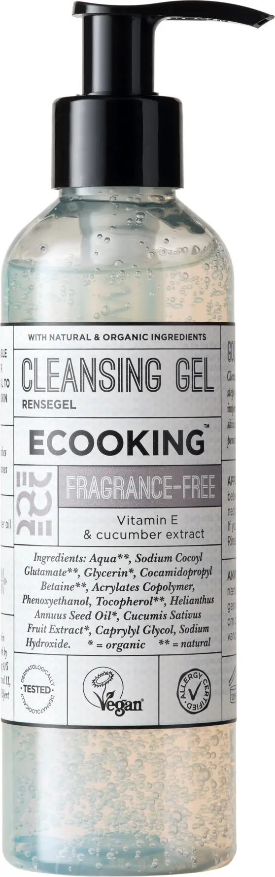 Ecooking Cleansing Gel Fragrance Free 200 ml