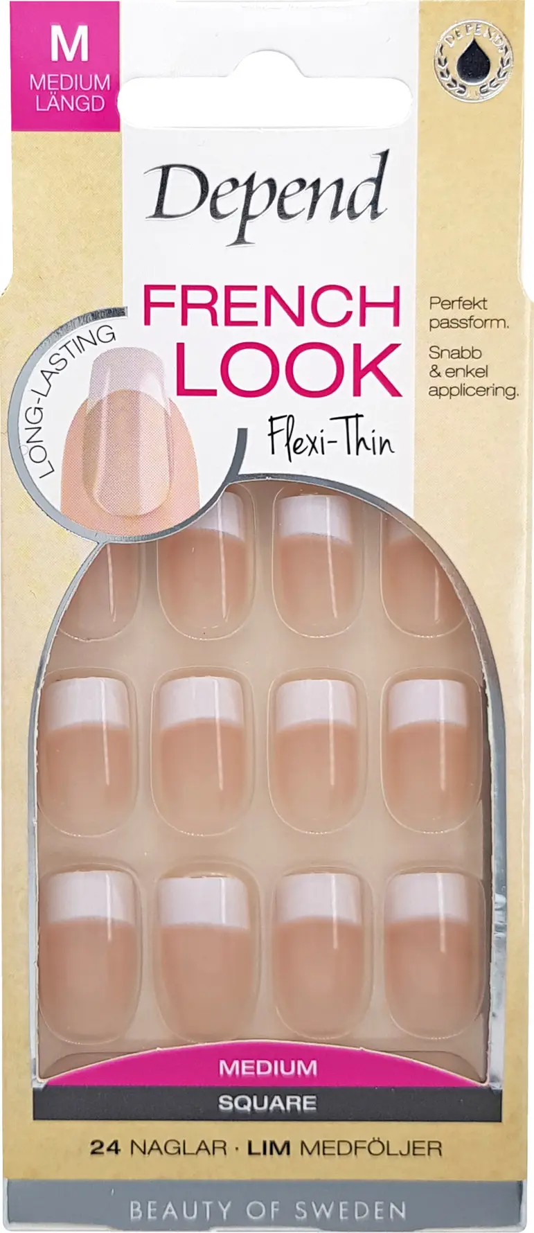 Depend French Look Medium Square Beige