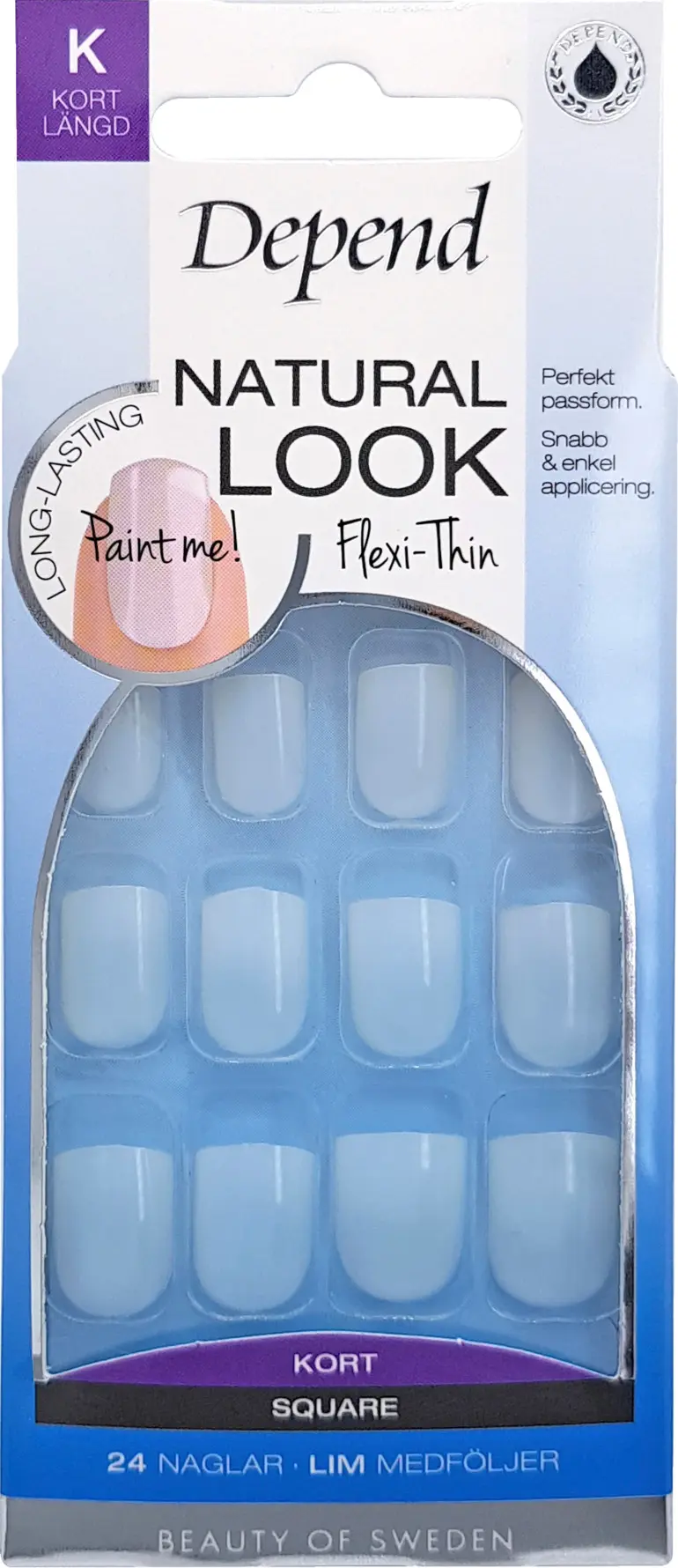 Depend Natural Look Short Square