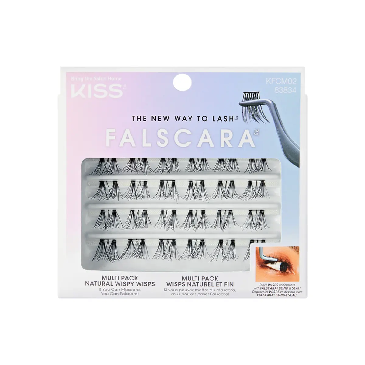 Kiss Falscara False Lashes Falscara False Lashes Natural 24 pcs