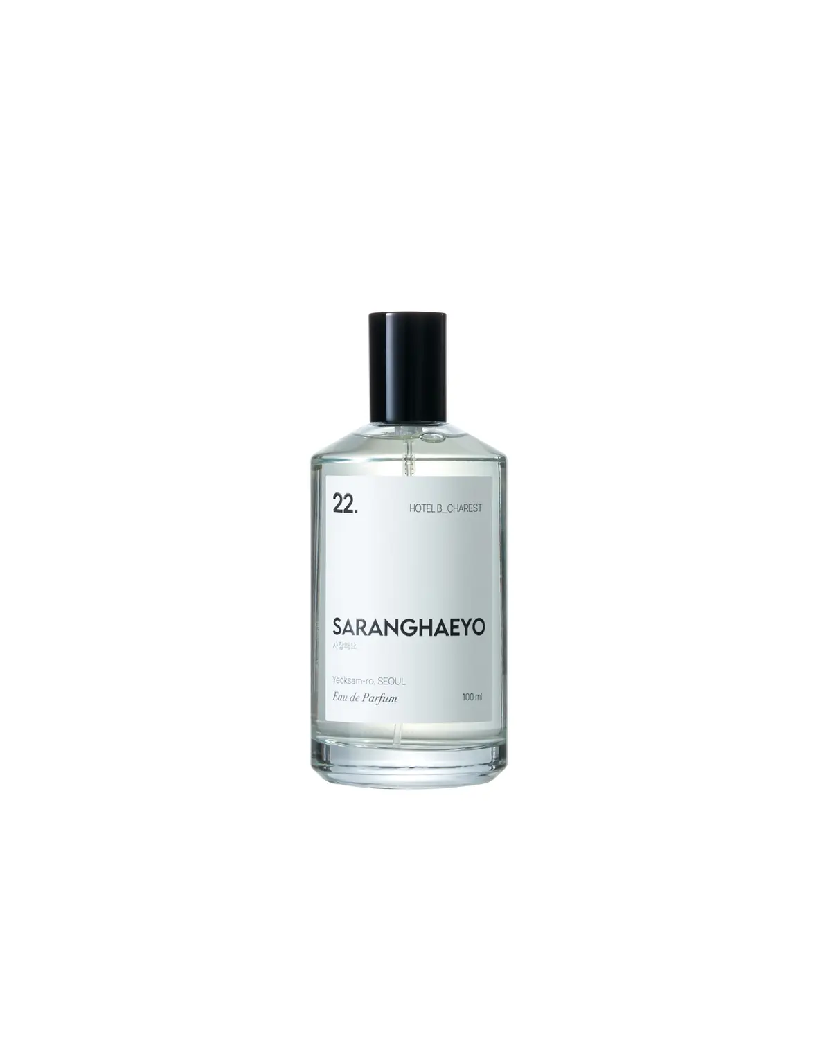 SARANGHAEYO 22. HOTEL B_CHAREST Eau de Parfum 100 ml