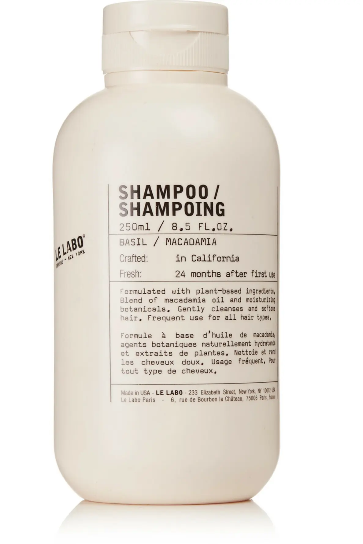 Basil / Macadamia Shampoo 250 ml