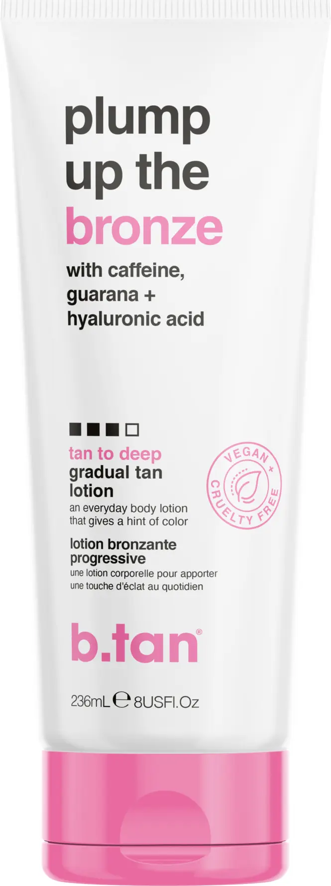 b.tan Plump Up The Bronze Gradual Tan Lotion 236 ml