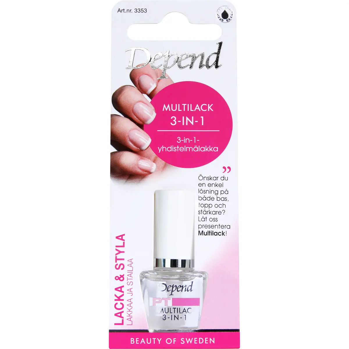 Depend Nail Care Multi 3-In-1