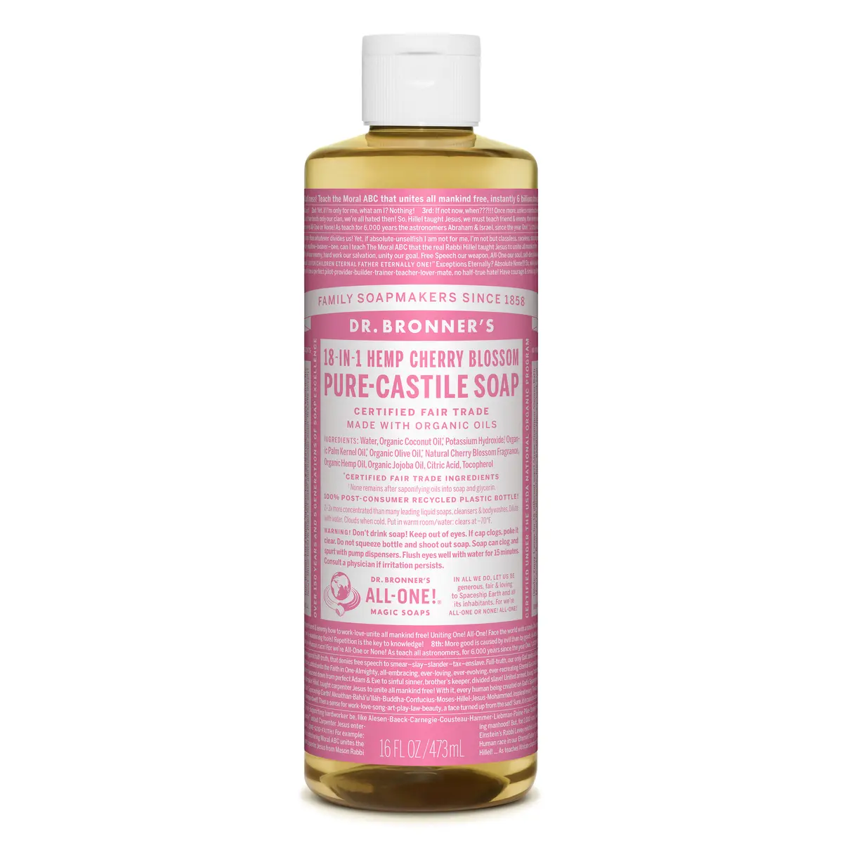 Dr. Bronner's Cherry Blossom Liquid Soap 473 ml