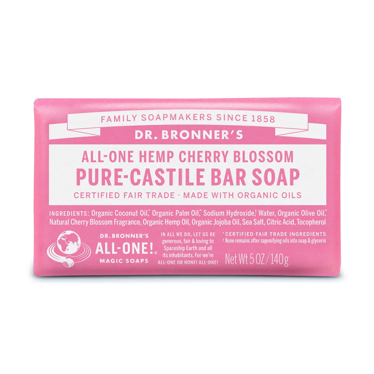 Dr. Bronner's Bar Soap Hemp Cherry Blossom