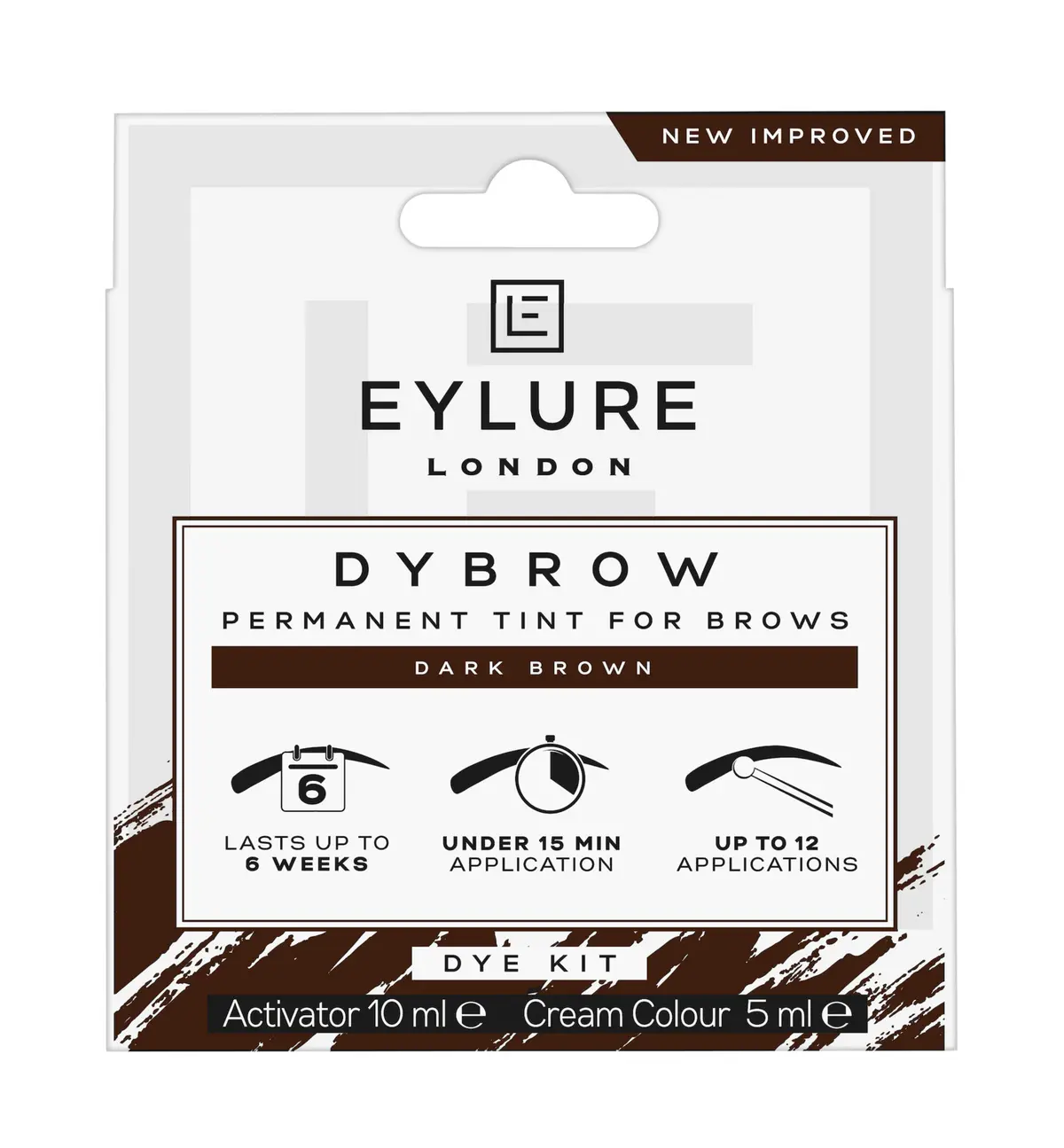 Eylure Dybrow Permanent Tint For Brows Dark Brown