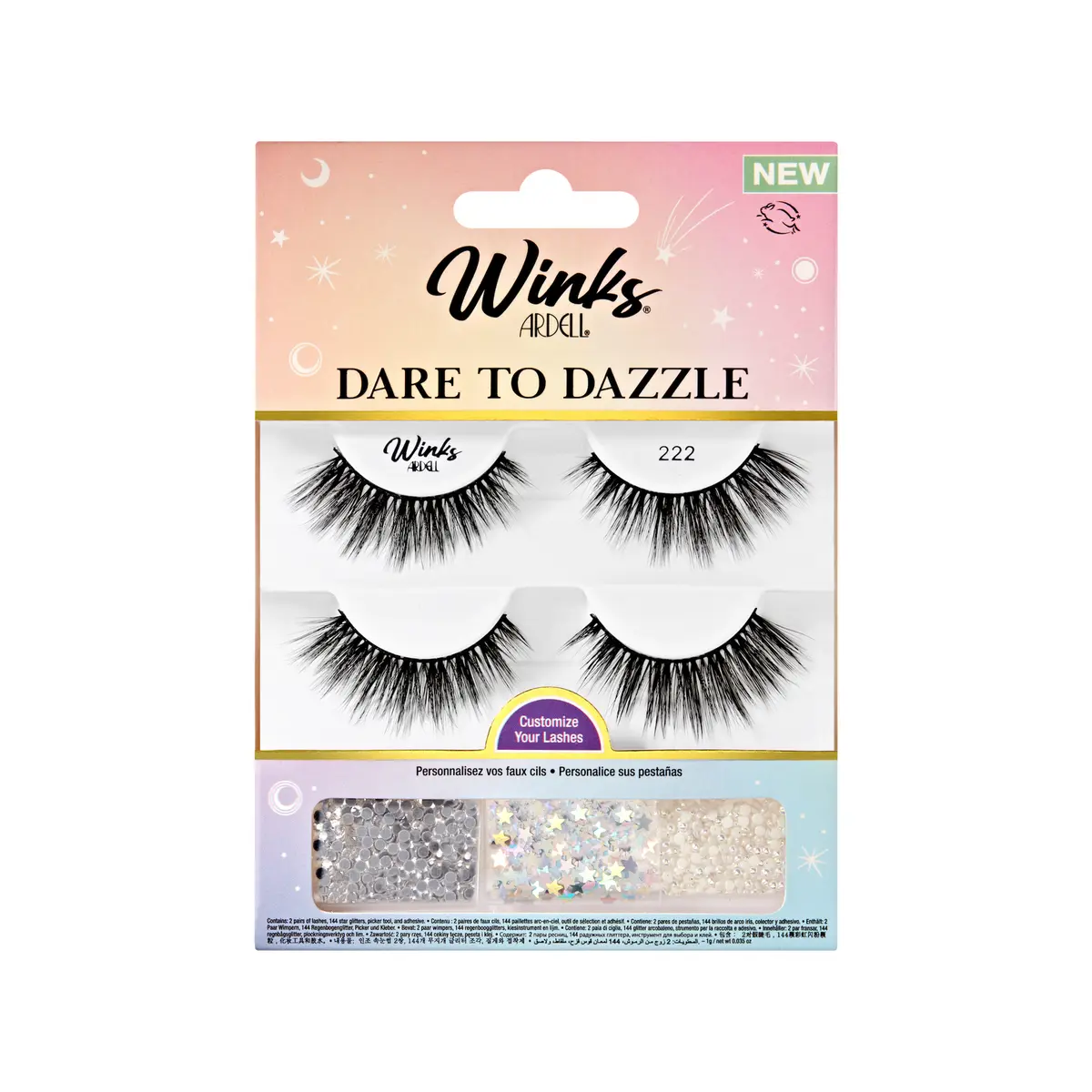 Ardell Winks Dare to Dazzle False Lashes 222 Diamonds & Pearls