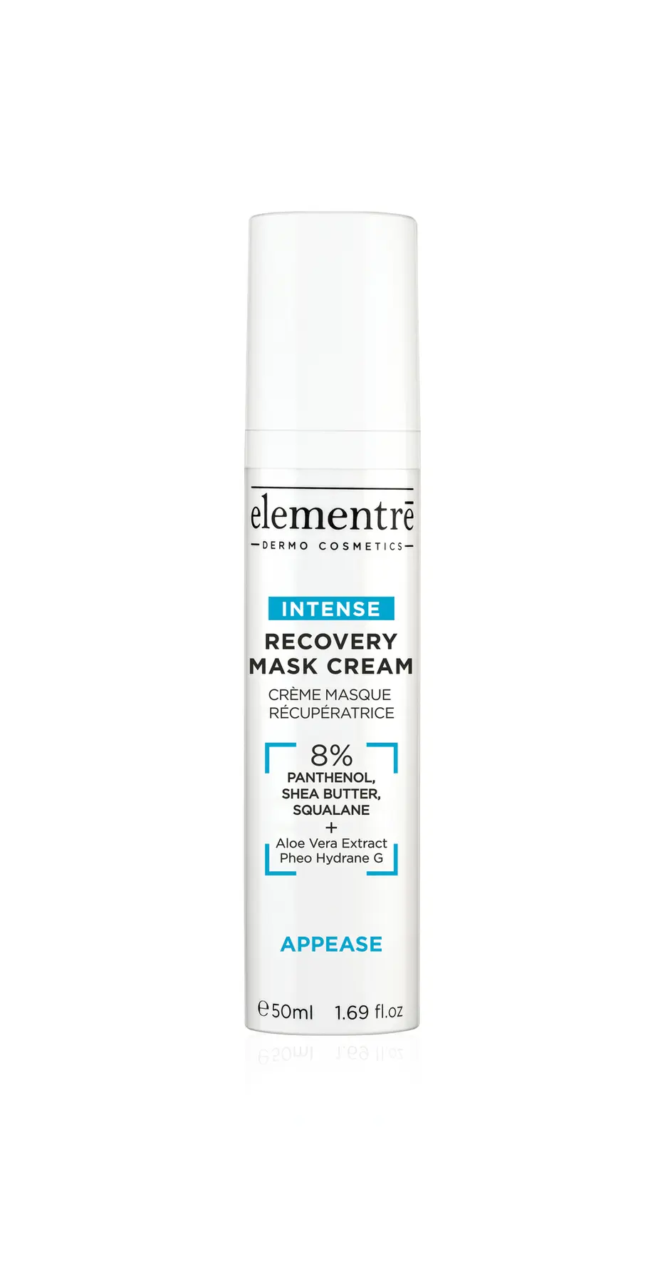 elementrē Recovery Mask Cream - 8% Panthenol, Shea Butter, Squalane 50 ml