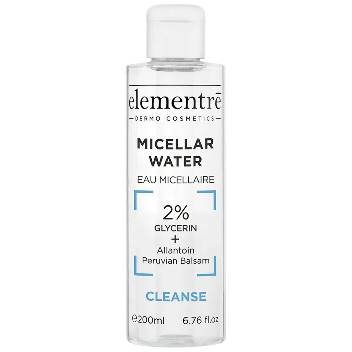 elementrē Micellar Water - 2% Glycerin 200 ml
