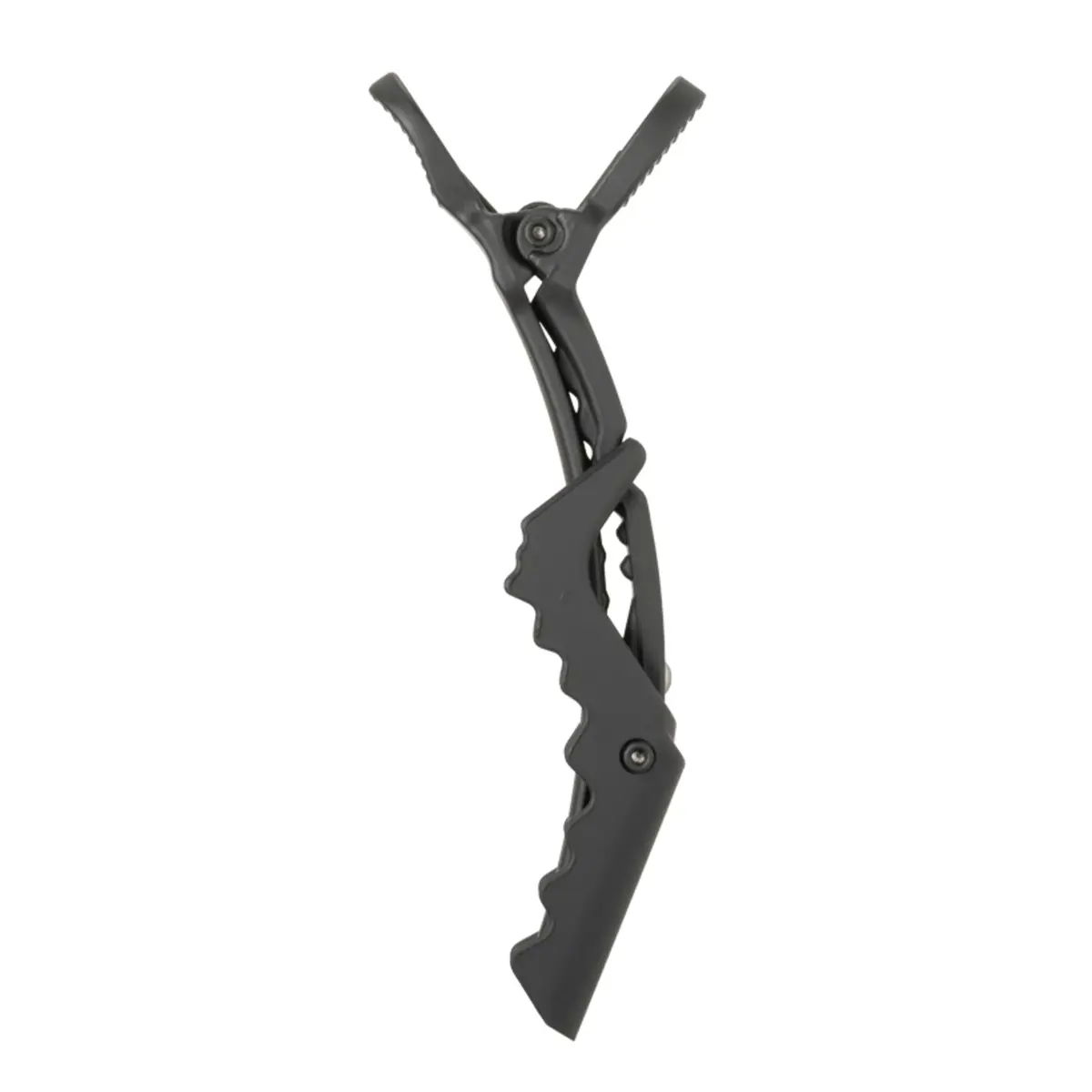 KICKS Beauty Croco Hair Styling Clips Black 4-Pack