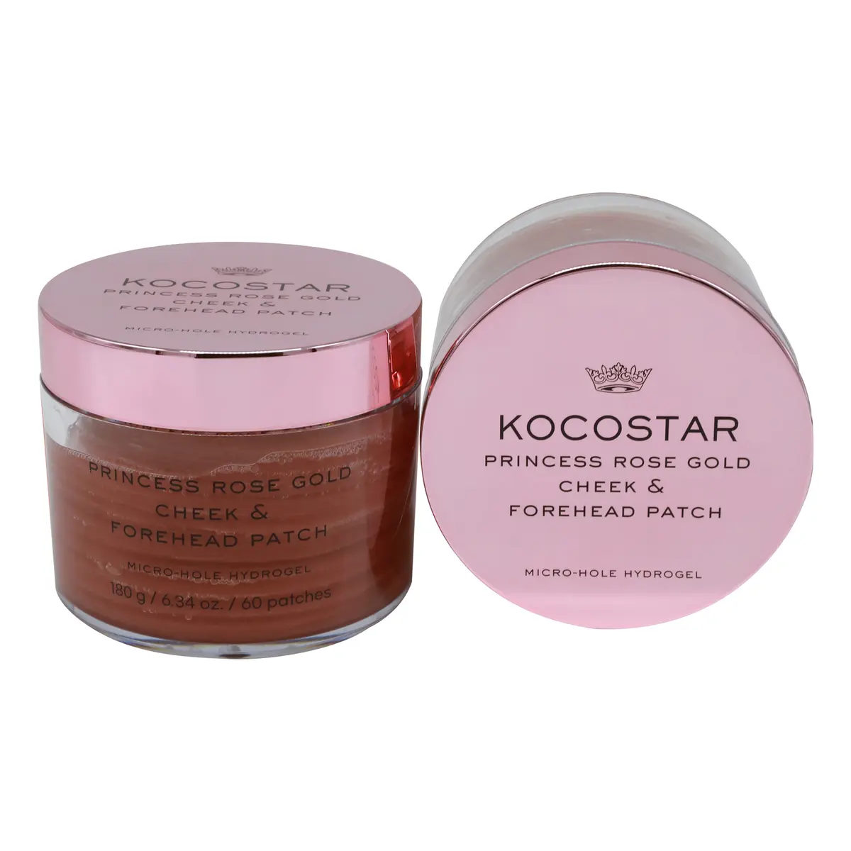 Kocostar Princess Rose Gold Cheek & Forehead Patch with Micro-Hole Hydrogel 60 pcs