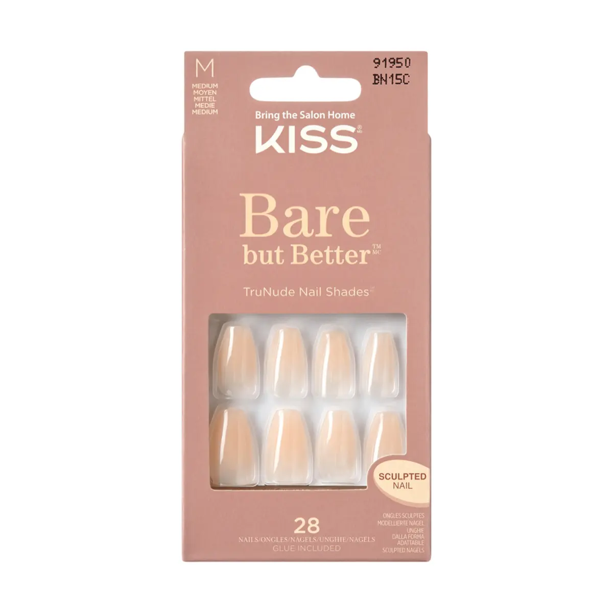Kiss Bare-But-Better - Embrace It 28 pcs