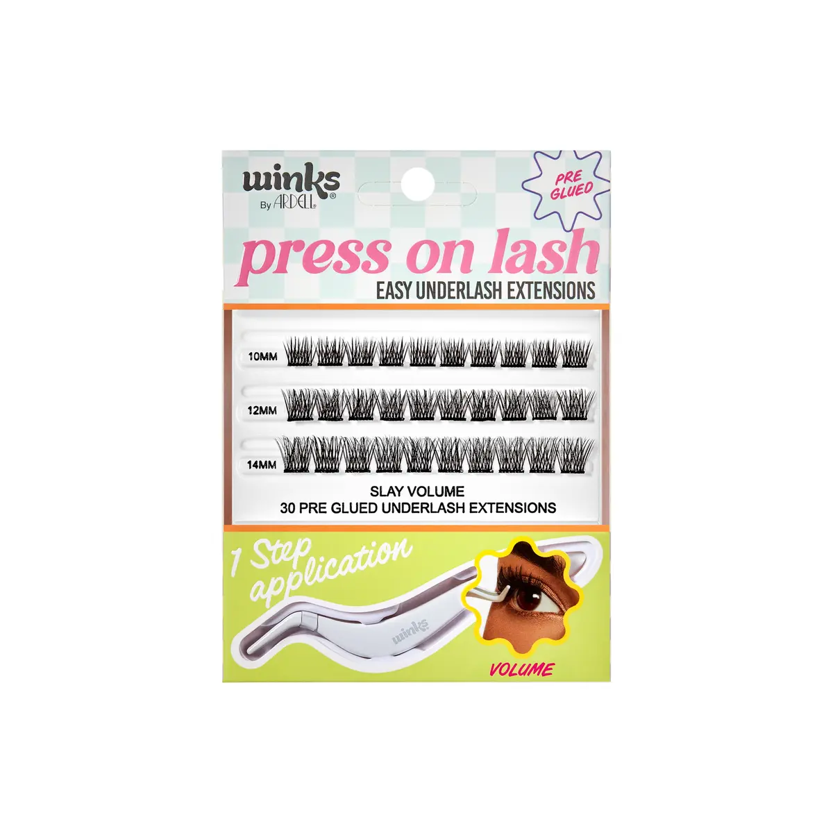 Ardell Winks Pre-Glued Press On Underlash Extensions Slay Volume