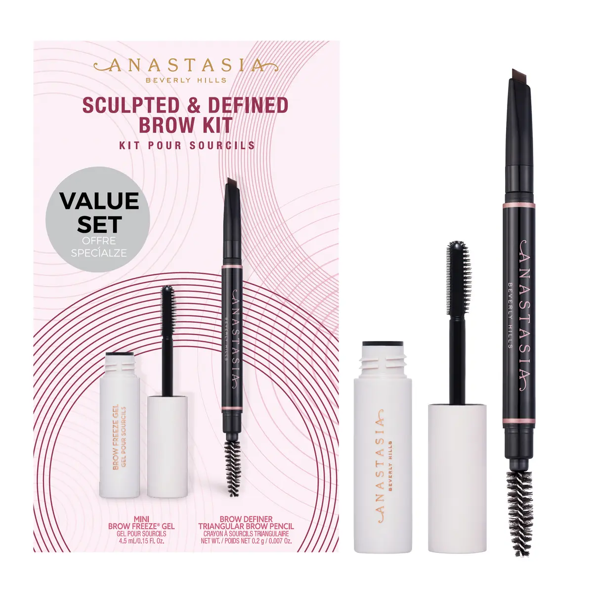 Anastasia Beverly Hills Sculpted & Defined Brow Kit Medium Brown