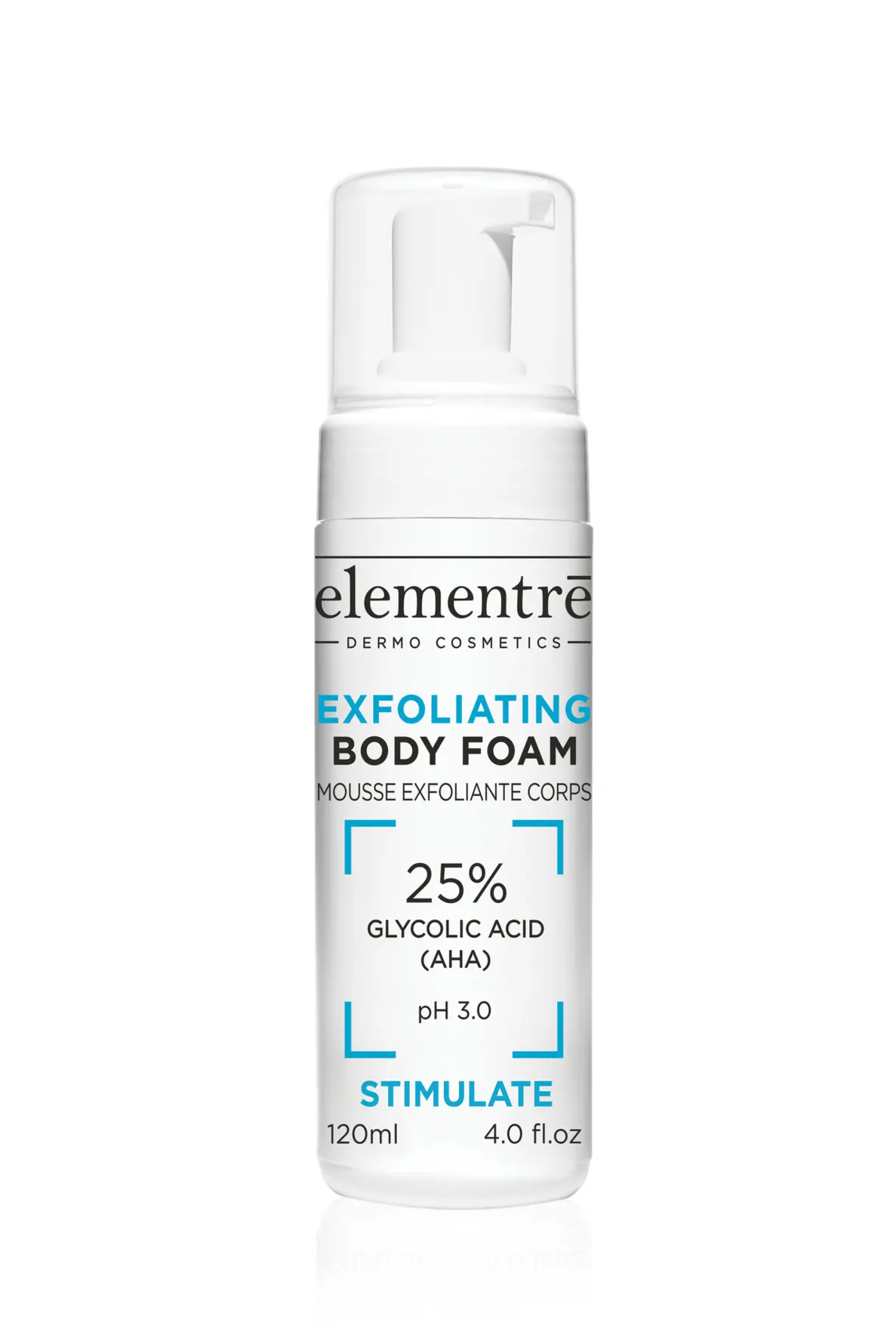 elementrē Body Foam - 25% AHA 120 ml