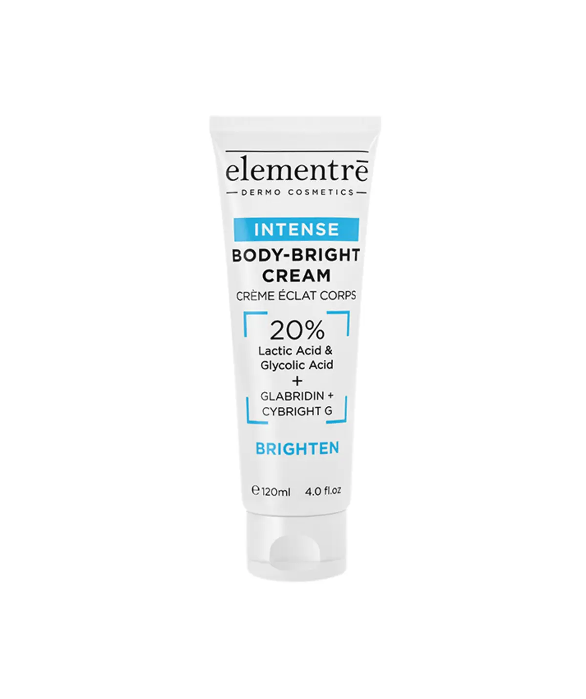 elementrē Intense Body Bright -20% Lactic & Glycolic Acid 120 ml