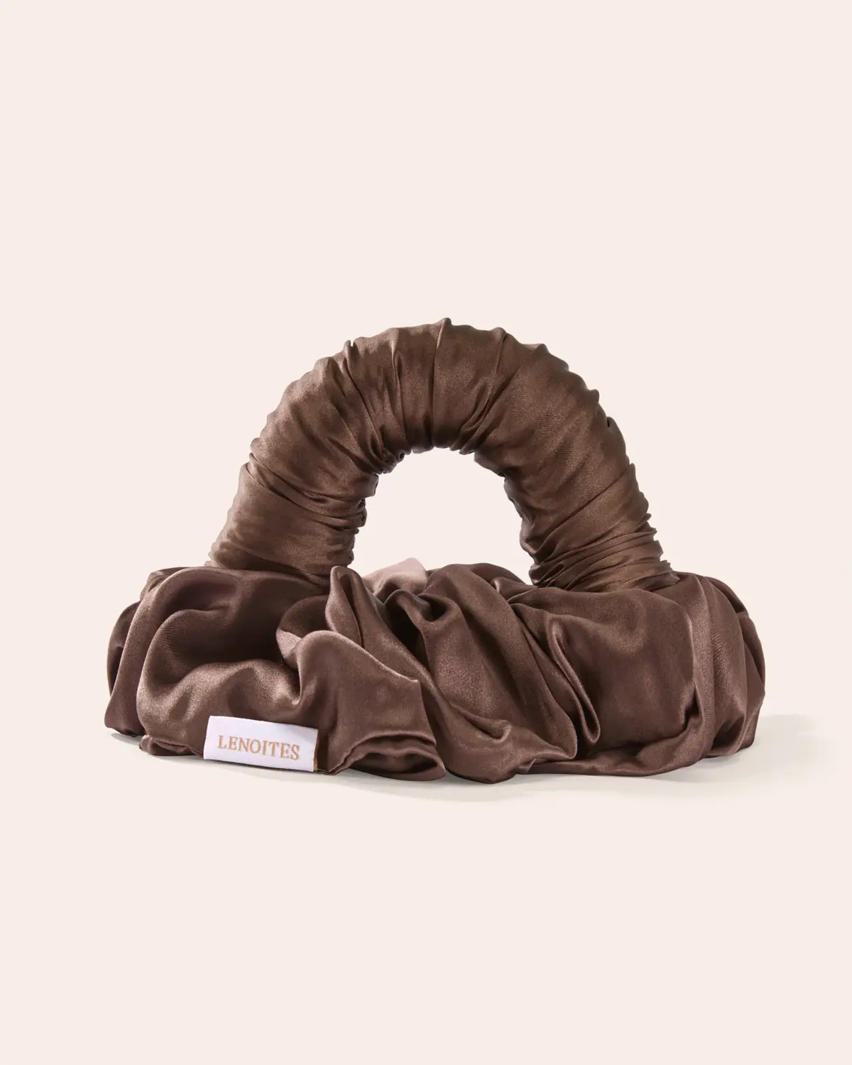 Lenoites BlowoutTie® in Mulberry Silk – Original Mocha/Espresso