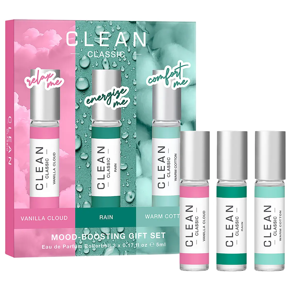 Clean Classic Layering Rollerball EdP 3x5 ml Gift Box