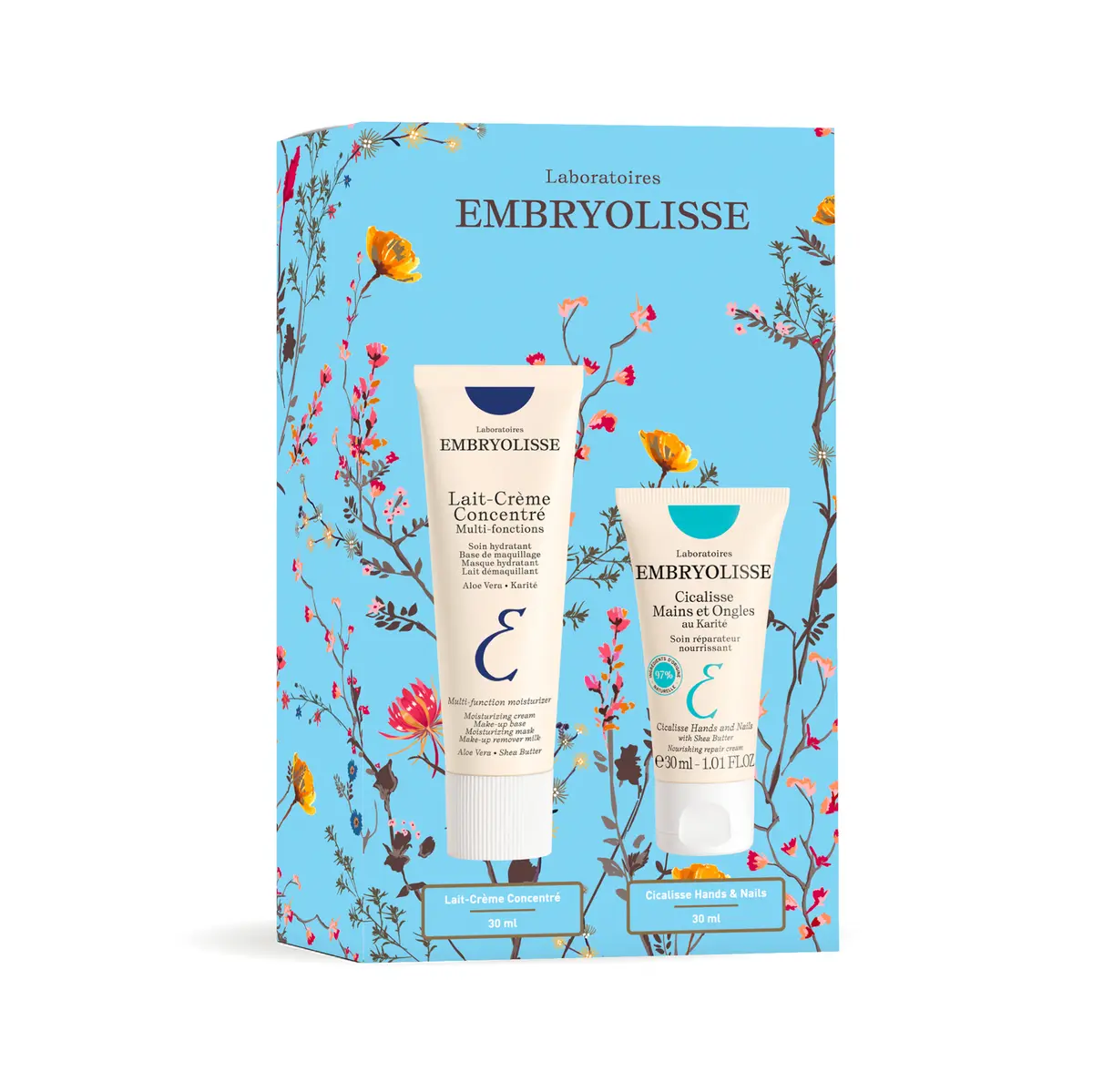 Embryolisse EMBRYO Lait Crème Concentré 30 ml & Cicalilsse Hands & Nails 30 ml Gift Box