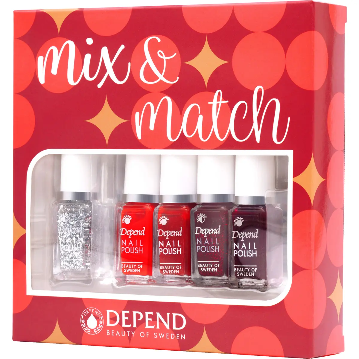 Depend Nail Polish 5-pack