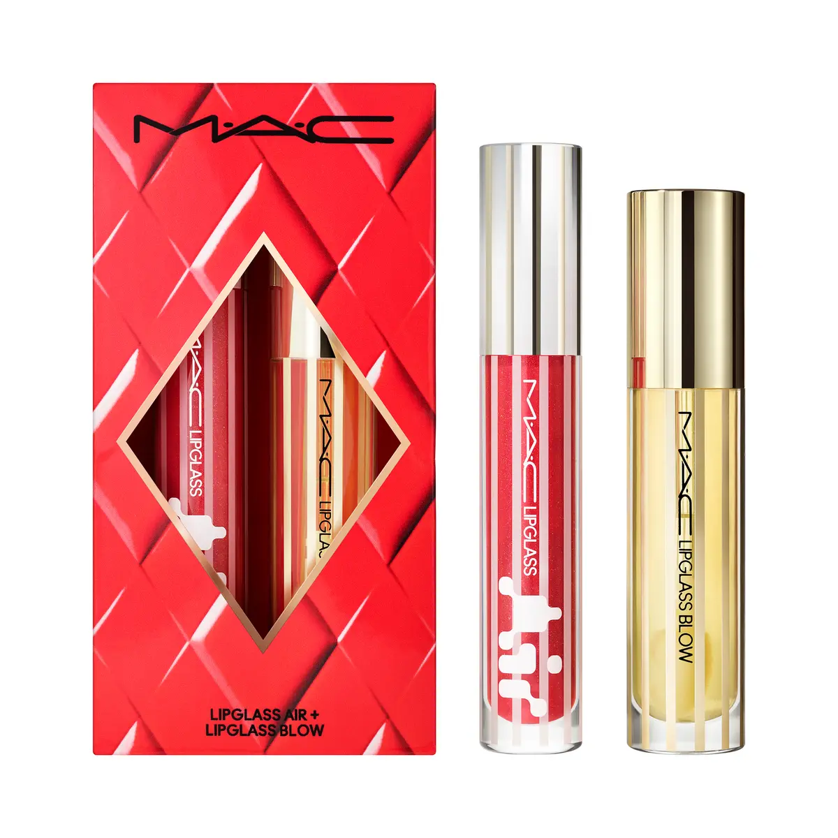 MAC Blowing Air Kisses Glossy Lip Duo Gift Box