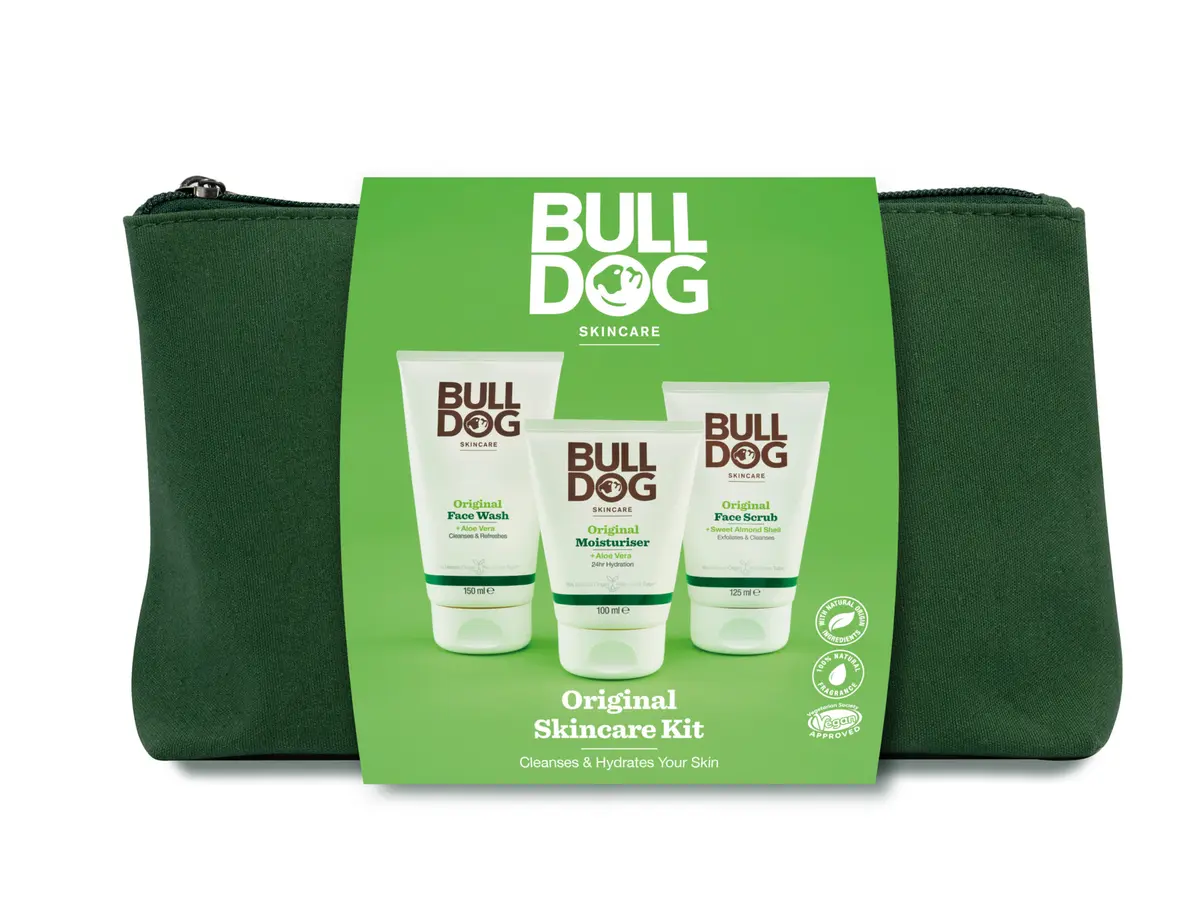 Bulldog Original Skincare Kit Washbag Gift Box