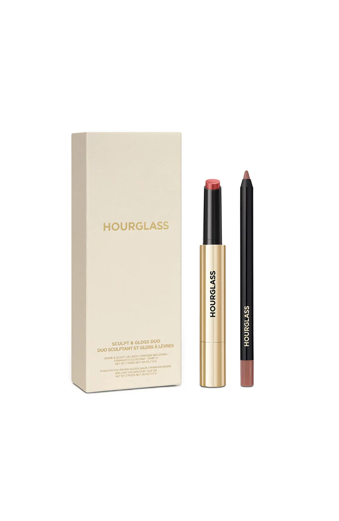 Hourglass Sculpt and Gloss Duo Tempt 3 & Slip 125 Mid-tone Pink Beige
