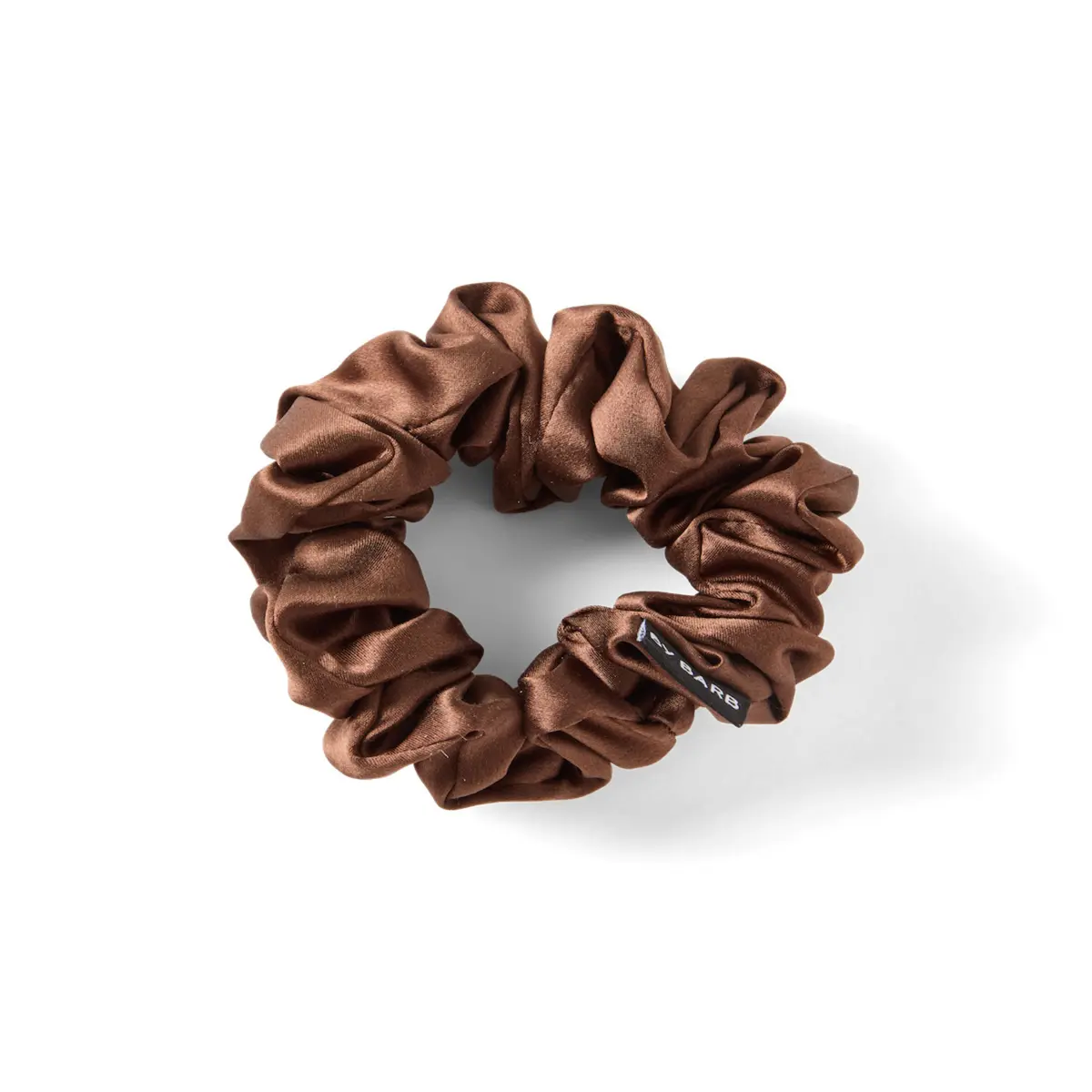 ByBarb Silk Scrunchie Brown
