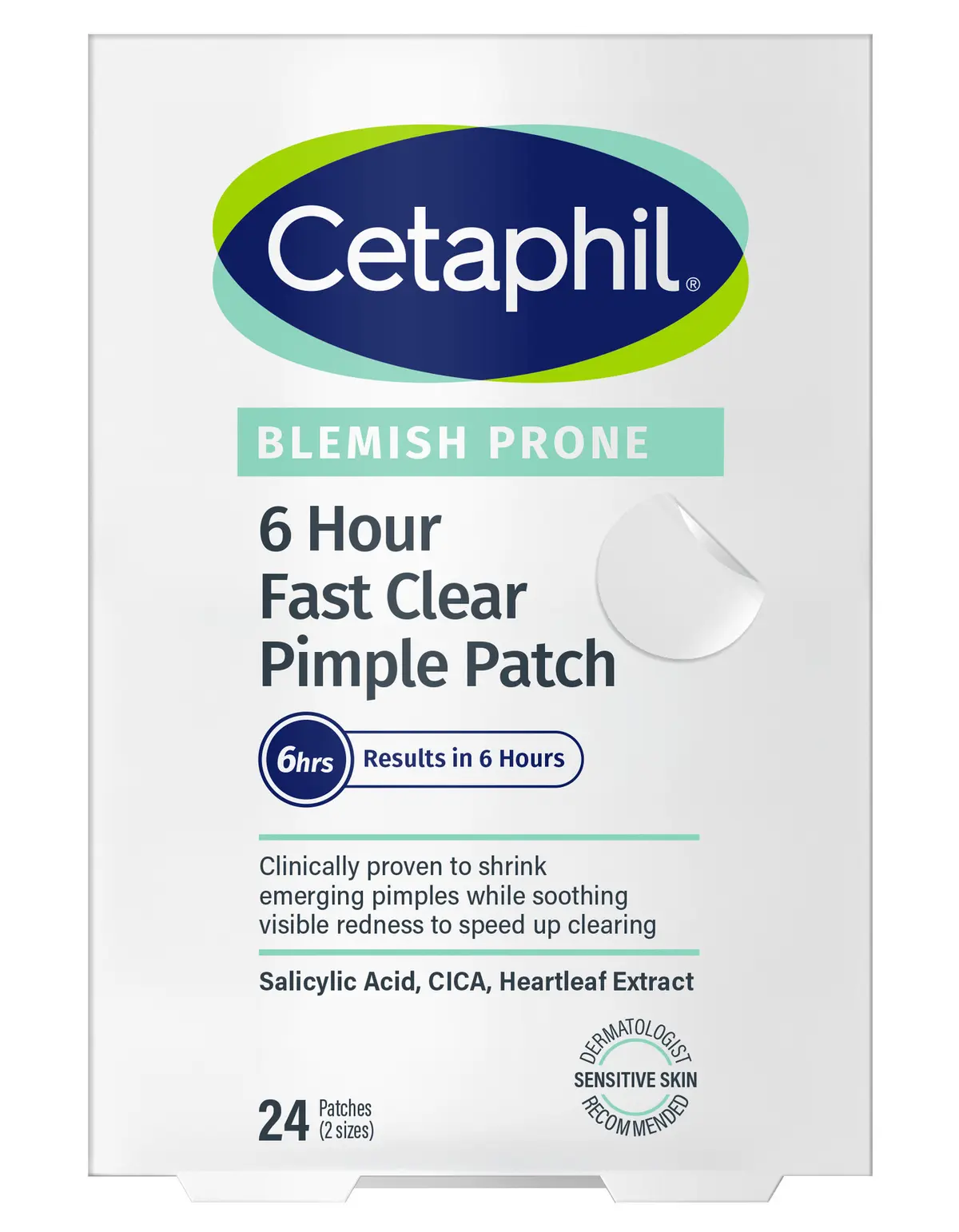 Cetaphil 6h Fast Clear Pimple Patch 24 pcs