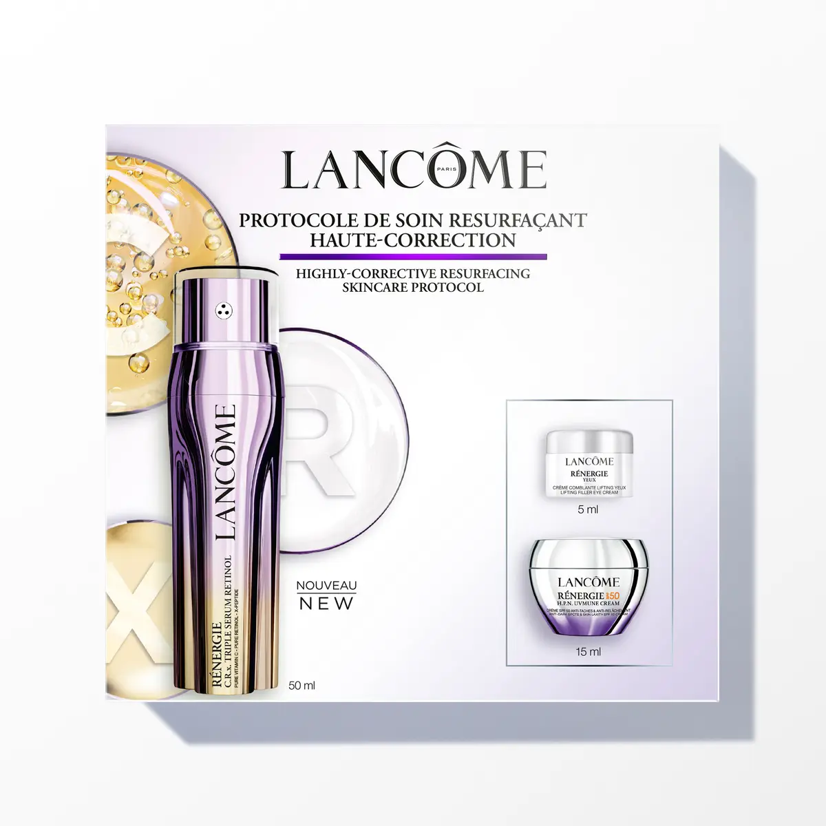 Lancôme Rénergie CRx Triple Serum Retinol-sett 1 pcs
