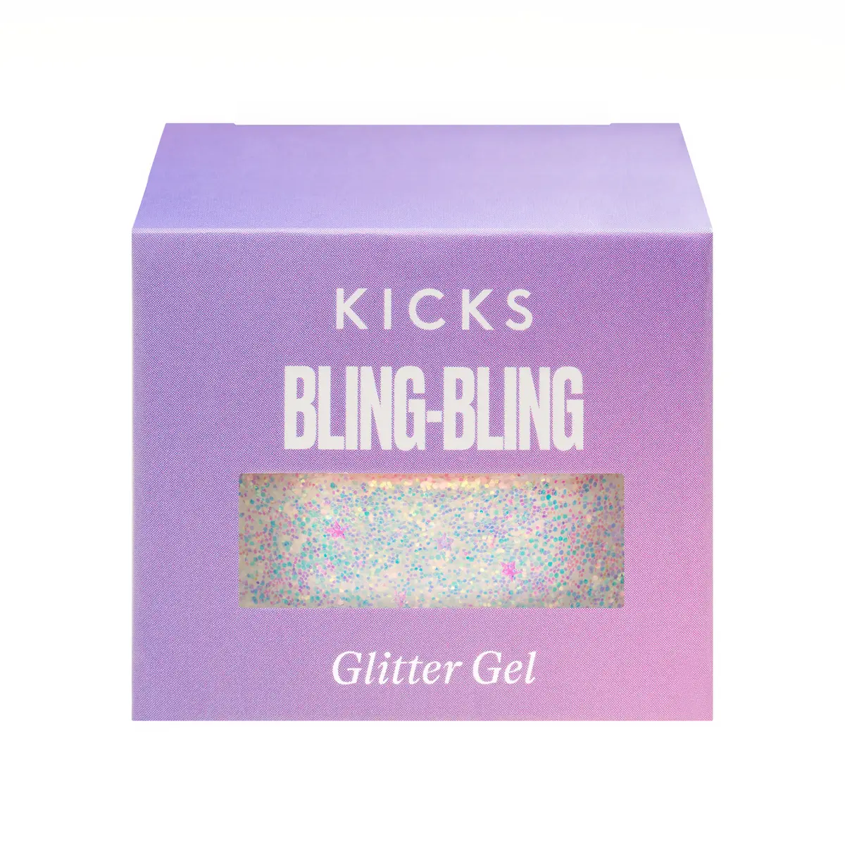 KICKS Beauty Glitter Gel Silver