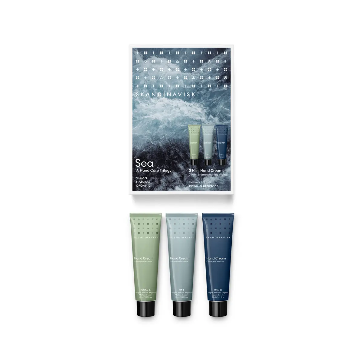SKANDINAVISK Sea Mini Hand Cream Giftset 30 ml x 3