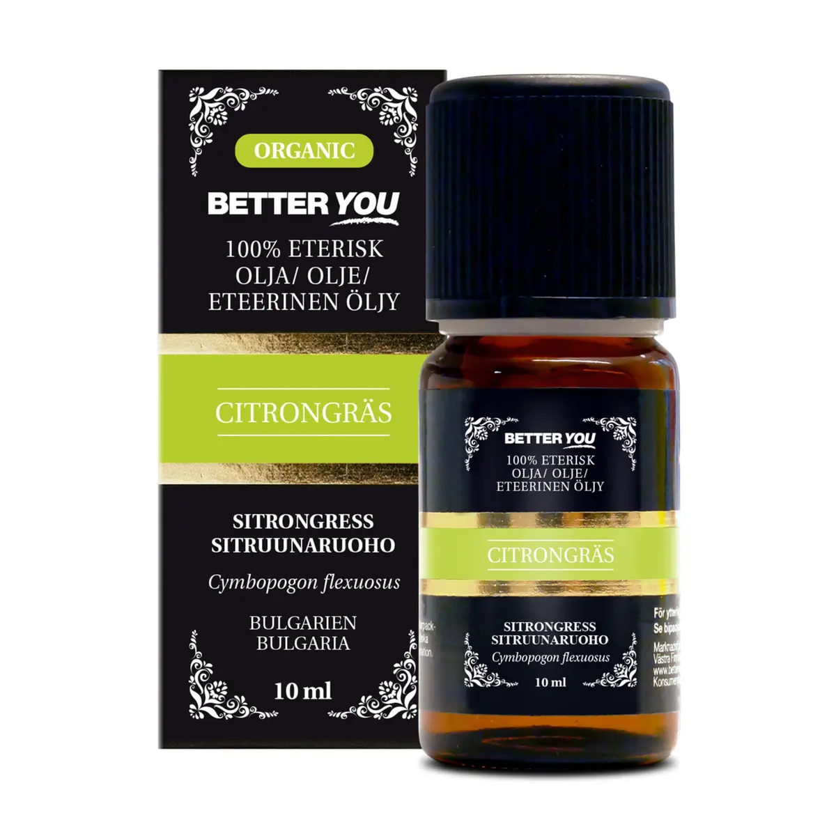 Better You Citrongräsolja Eko Eterisk 10 ml