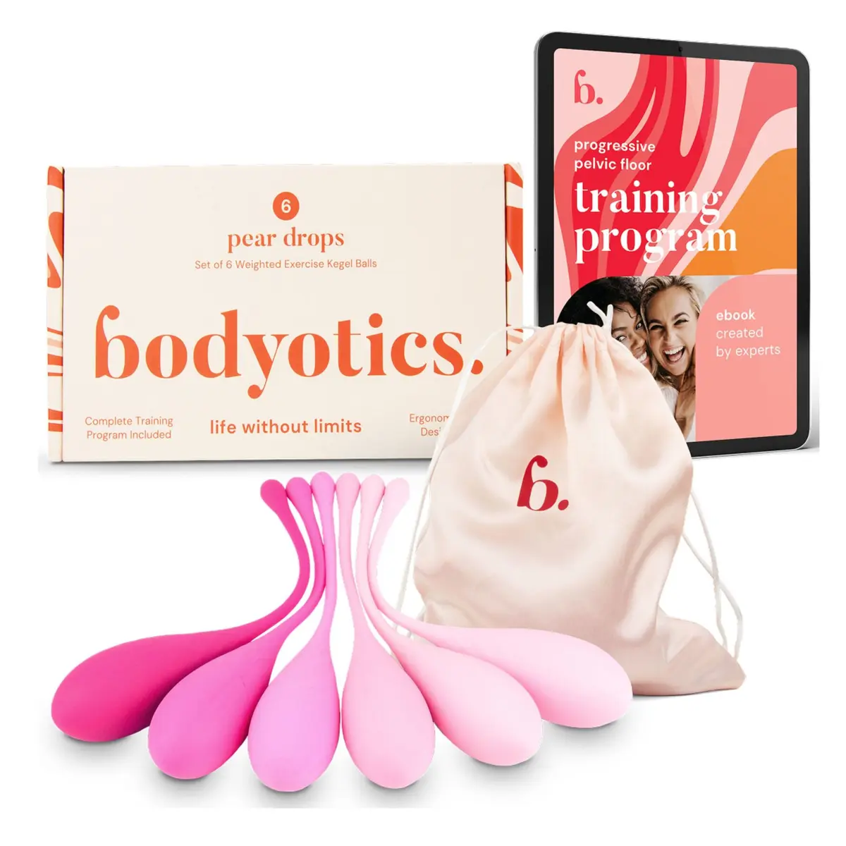 Bodyotics Kegel Weights Multicolors 6 pcs