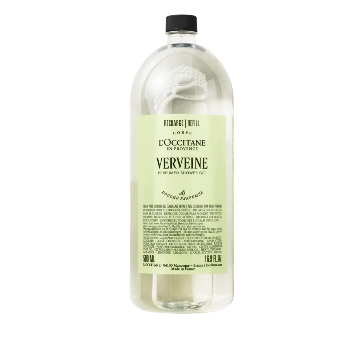L'Occitane En Provence Verveine Verbena Shower Gel refill 500 ml, Refill