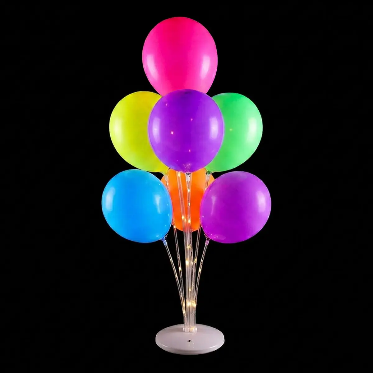 Ballongstativ LED Hvit