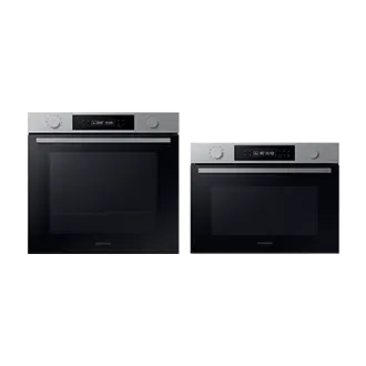 Integrert stekeovn Pyrolytic Cleaning 76L og kompaktovn SmartThings Cooking 50L