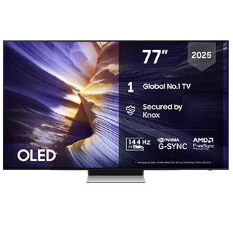 77" OLED S90F 4K Samsung Vision AI Smart TV (2025)